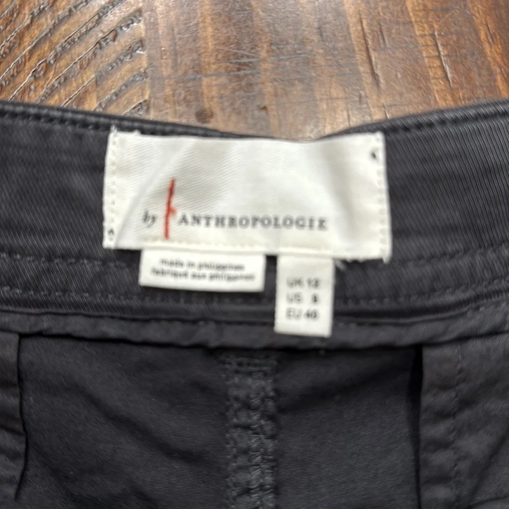 ANTHROPOLOGIE Wide-Leg Black Pants - Picture 7 of 8